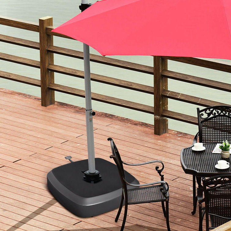 Setemi Patio Cantilever Offset Umbrella Base with Wheels | Wayfair